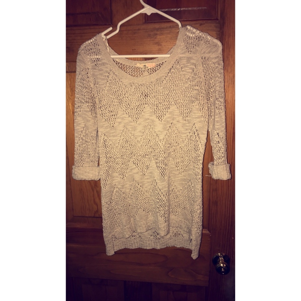 Sheer Knitted Sweater